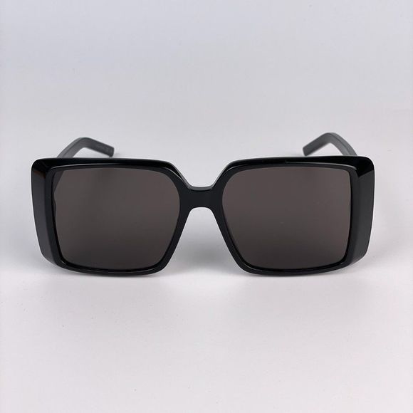 Saint Laurent New Wave SL451 001 Sunglasses Black Black Square Women main image 7